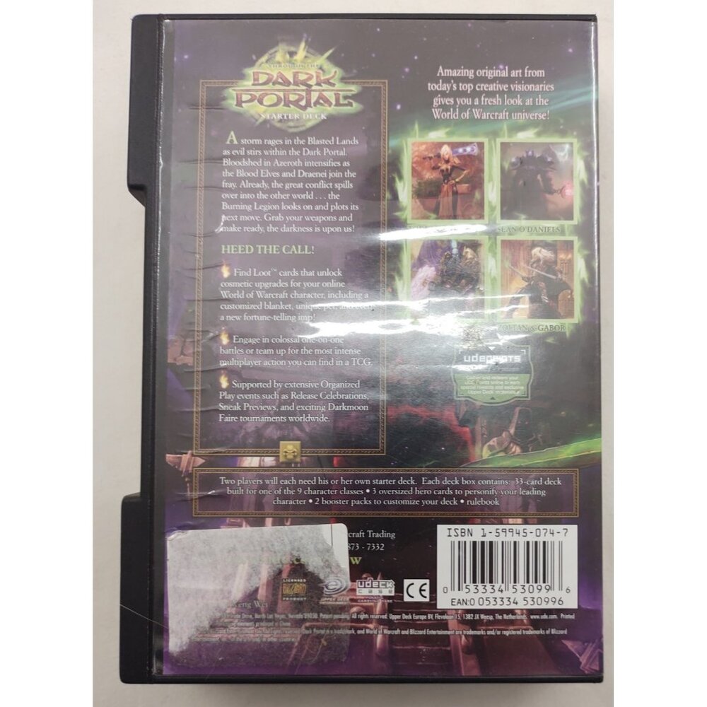 World of Warcraft TCG Starter Deck Opened Incomplete Collectible Card Set - Picture 2 of 7